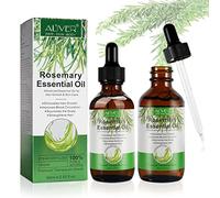 2PCS Rosemary Hair Growth Oil, Rosemary Oil for Hair Growth & Skin Care, 100% Natural Rosemary Essential Oil Brow and Eyelash Regrowth, Nourishes The Scalp, Strengthens Hair, for Men Women