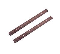 2Pcs Rosewood 21 Frets 3 String Cigar Box Guitar Fretboard Fingerboard Parts