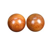 2pcs Rosewood Baoding Balls Wooden Hand Exercise Ball | Brown Wood Pair, Massage Tool, Manual Dexterity, Senior Use and Palm Kneading