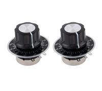 2PCS Rotary Potentiometer, Single-Turn Carbon Film Variable Resistor, 100-5K Ohm, 6mm Shaft, for Motor Speed Control & Industrial Applications(5k ohm)