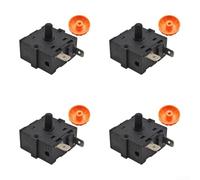 2pcs Rotary Switch for Iron Steam Machine, 8-12 Gear Adjustment Knob | 2 Pin 3 Pin Electric Control Switch for Household Appliances, Black Replacement Parts with Smooth Operation