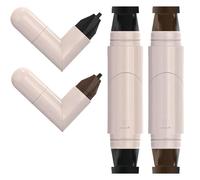 2Pcs Rotating Eyeliner Stamp Pen - Winged Waterproof Eyeliner Stamp 2026 New Model, Quick Shaping Tool for Left/Right Eye, Smudge-Proof & Long-Lasting, Black & Brown