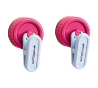 2pcs Rotating Suction Base Wall Hook Adjustable Clamps Holders Waterproof Not Slip Designs Brackets for Shower Shelves Rotating Suction Cup Hook