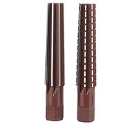 2PCS Rough and Fine Morse Taper Reamer, High Carbon Steel Straight Shank Hand Reamer Set for Precision Tapered Hole Machining, MT1 to MT5 Compatible, Includes Coarse + (MT4# Coarse hinge + fine hinge)