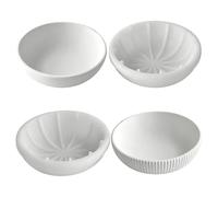 2Pcs Round Bowl Silicone Molds Multipurpose Silicone for Making Container Storage Bowl and Epoxy Resin Lean Border Release Cast