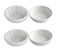 2Pcs Round Bowl Silicone Molds Multipurpose Silicone for Making Container Storage Bowl and Epoxy Resin Lean Border Release Cast