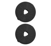 2PCS Round Carbon Filter for Cooker Hood | 135x135x18mm Charcoal Replacement Filter for Recirculating Extractor Fan - Easy Install Kitchen Odor Adsorption Parts