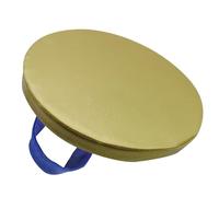 2pcs Round Cush Pads 35x3cm/14x1.2in Waterproof PU Floor Cushs with Handles Ideal for Kitchens Balconies Bedrooms Easy to Carry and Clean