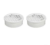 2Pcs Round Drain Guard, 200mm/160mm/110mm Plastic Balcony Drainage Roof, Pipeline Mesh Cover, Keep Drains Clear from Leaves & Debris, For Outdoor, Rooftop, Sinks Balcony (160mm)
