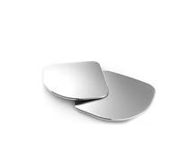 2Pcs Round Frame Convex Blind Spot Mirror Safety Driving Wide-angle 360 Degree Adjustable Clear Rearview Replacement Glass Mirrors(A-01)