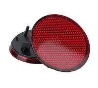 2PCS Round Red Rear Bumper Reflectors for 2007-2015 - Auto Modification Car Accessories