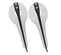 2pcs round Russian Jaw Harp Musical Instrument for Beginners | Silver Alloy Build, Portable for Travel and Folk Events, Ethnic Traditional Styling with Pure Sound