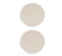 2PCS Round Welding Plate with Multiple Holes, Quartz Welding Tile for Jewelry Soldering, Heat Resistant Insulation Board with Smooth and Textured Sides for Gold Silver (Round Small Size)