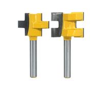 2Pcs Router Bit Cemented Carbide Slotting Cutter