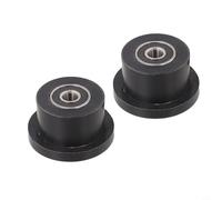 2PCS Rowing Machine Bearings, Pulley Fitness Abdominal Equipment, Inner Dia 8mm, OD 46/41mm, Gym Replacement Parts Accessories(4PCS)