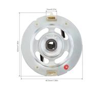 2Pcs RS550 RS380 RS775 DC electronic starter Carbon Brush Holder for Drill/Screwdriver with Carbon Brush CZAOINCU(For RS775 DC motor A)