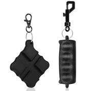 2pcs Rubber Arrow Puller Black Key Ring Archery Accessory for Arrows | Flexible Sturdy Grip, Wide Compatibility, Safe Use, Prevents Sticking, Compact Keyring Design