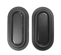 2PCS Rubber Black Plate Super Articulation Voice Good Brass Effect Diaphragm Accessories Rubber Passive Radiator