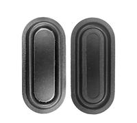 2PCS Rubber Black Plate Super Articulation Voice Good Brass Effect Diaphragm Accessories Rubber Passive Radiator