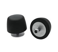 2Pcs Rubber Bumper Cushion Hood Bump Stop Fits for Jeep Wrangler YJ 1987-1995 YJ, TJ 1997-2006, JK 2007-2018