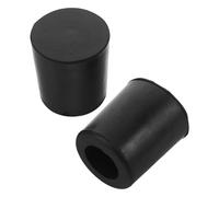 2pcs Rubber Bumper Guard for Rear Bumpers, 5cm Impact Buffer | High Visibility Finish, Black Profile, Garage and Warehouse Bay Use, Quieter Parking in Weather