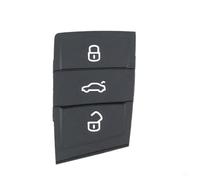 2pcs Rubber Car Key Pad For VW Golf 7 4 5 Polo MK7 T1guan Passat Skoda Octavia A7 Seat Ateca Leon Ibiza 3 Buttons Shell Skin Repair