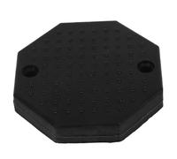 2pcs Rubber Car Lift Pad for Two Post Lifting, Black