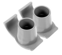 2pcs Rubber Crutch Tip Replacement for Trekking Poles, Non-skid | Quick Installation, Shockproof Surface Protection, Snowy Paths and Snowshoeing Use, Elderly Hikers