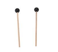 2Pcs Rubber Drum Stick, Ethereal Drumstick Percussion Accessories with Wood Handle Rubber Head Percussion Sticks for Beginners Chime Xylophone Glockenspiel