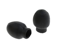 2pcs Rubber Drummer Head for Musical Drummer Gift Kit - Replacement with Rubber Bass Drum Beater Heads for 5A 5B 7A Drumsticks - Perfect for Percussion Enthusiasts