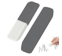 2Pcs Rubber Eraser Sand Ink Eraser Latex-Free Long Lasting Rubbers Correct Mistakes Easily for Deleted Pencil Ink Art Craft Drawing Home School University