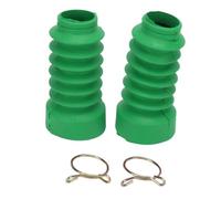 2PCS Rubber Front Shock Absorber Dust Cover 18 27 28 34 35 Compatible With Motorcycle Models DIO(green)