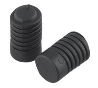 2Pcs Rubber Hood Stop Mount Buffer for Vehicles - Compatible with Part Numbers 817381J000 & 81738-1J000, Black Bumper Boot Bo