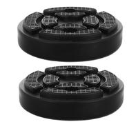 2pcs Rubber Jack Pad Accessory for Two Post Lifts, Black | Anti-slip Grip, Reusable Support, Pinch Weld Protection, Routine Maintenance, Professional Mechanics