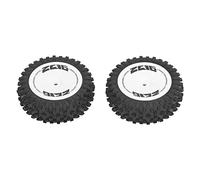 2Pcs Rubber RC Car Rear Tires Rear RC Wheels Tires Set for WLtoys 124007 Remote Control Car