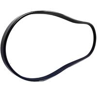 2pcs Rubber Ribbed Belts PJ Model - Mini Conveyor Transmission Belt for Compressor, Shock Absorbing, CR Material(376mmx3)