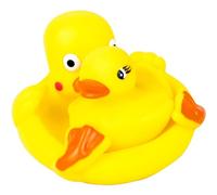 2Pcs Rubber Vinyl Ducks Bath Time Family Set, Bath Toys for Toddlers Soft Rubber Ducks Stocking Fillers, Water Fun Playing Toys for Kids Baby Bath Toys Pool Toys