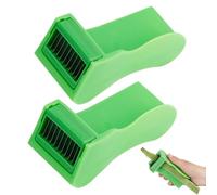 2PCS Runner Bean Slicer, Coleslaw Shredder with Stainless Steel, Green Bean Slicer and Stringer UK, Multi-Functional Peeler Slicer Kitchen Tool for Vegetable colslaw Pepper