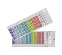 2Pcs Russian Korean Arabic Keyboard Stickers English Alphabets Keyboard for PC Computer Laptop Notebook Desktop Easy to Clean Keyboard Stickers