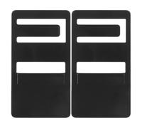 2pcs Rv Refrigerator Door Lock Clip for Dometic Dm26xx Dm28xx Series | Black ABS Plastic Replacement, Prevents Odours, Secures Closure, Quick Installation for Fridge Users and Rv Owners
