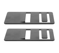 2pcs Rv Refrigerator Door Prop Clip ABS Black for Refrigerator Door | Space-saving Press Mechanism, Protects Food and Drinks, Compact Design for Rv Use, Fridge Accessories