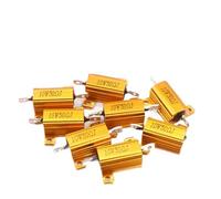 2pcs RX24 10W Aluminum Power Metal Shell Case Wirewound Resistor 0.1~100K 0.5 1 2 5 6 8 10 20 50 100 120 200 300 1K 5K 10K ohm(3.3K)