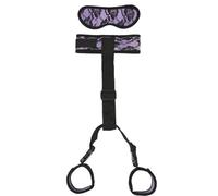 2Pcs S&M Bed Bondage Couple Handcuffs BDSM Bondage Kits Erotic Toy Restraint Set Sex Toys for Women Couple Binding Whip Anal Plug Handcuffs Adult Game Purple One Size