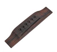 2pcs Saddle Thru Acoustic Guitar Bridge Rosewood
