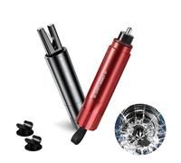 2PCS Safe Hammer for Car Windows, Car Safety Window Breaker & Seat Belt Cutter, 2-in-1 Emergency Escape Tool, Portable Black & Red Set, Universal for Cars/SUVs/Trucks, Roadside Emergency