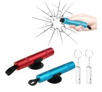 2PCS Safe Hero Life Hammer, Life hammer 2-in-1 Car Window Breaker and Seatbelt Cutter, Emergency Escape Tool with 2 Whistles, Portable Safety Kit for Vehicles