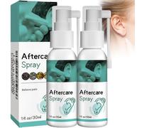 2PCS Saline Spray- Saline Water Solution Spray, Suitable For Ears, Nose, Tongue, Navel, Ear Care Mist,Ear Care Mist- Cleaning Solution For Pinna
