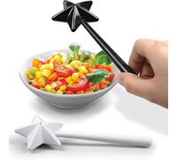 2pcs Salt and Pepper Shakers Set - MagicalWand Salt and Pepper Shakers Mills Sets, Cute Stars Stick Spices Dispenser with 3 Holes, Magic Fairy Wand Condiment Set for Home Travel Camping