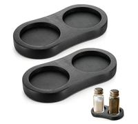 2PCS Salt and Pepper Tray, Salt and Pepper Stand, Condiment Holder Wood Tray Tray Grinder Rest Base Holder for Kitchen Counter Dining Table Protector Storage Home Decoration Crafts15 X 7.5 X 1.5 CM