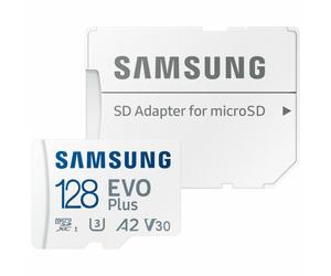 2pcs- Samsung 128GB EVO Plus microSD Card - U3 A2 130MB/s - Retail UK Stock